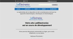Desktop Screenshot of ledelectronics.be