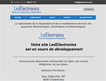Tablet Screenshot of ledelectronics.be